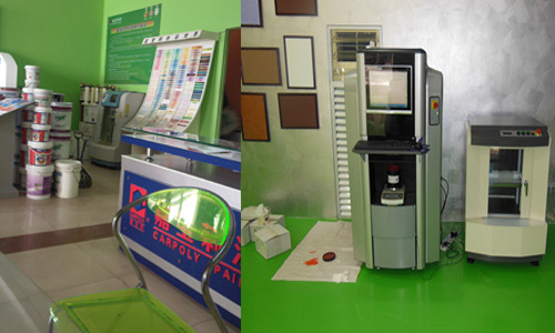 濟南賦彩全自動油漆調色機 濟南賦彩全自動油漆調(diào)色機