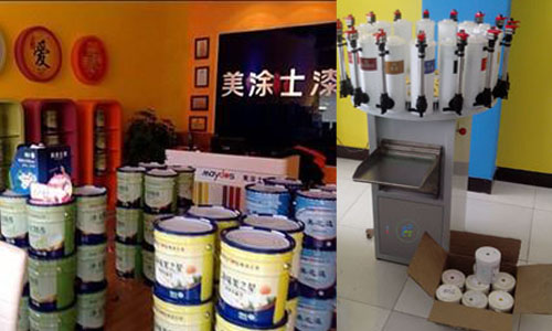 美塗士乳膠漆調色機器