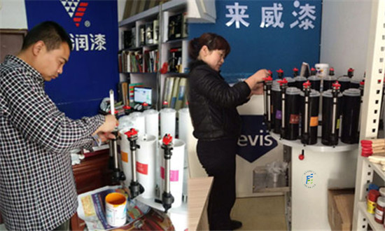 紫色乳膠漆怎麽調色