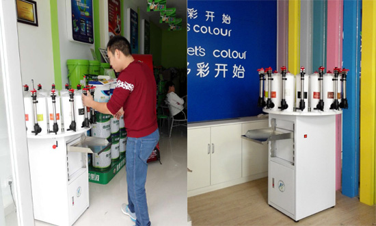 內外牆乳膠漆自動調色設備