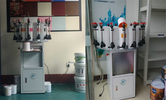 外牆乳（rǔ）膠漆半自動調色設備